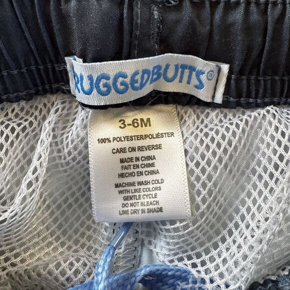 Rugged Butts Swimsuit Baby Boy/Girl Rashguard Long Sleeve Shorts Zip Bundle - Picture 11 of 15